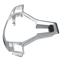AMG Style Steering Wheel Trim Cover - Silver ABS Plastic, Fits 2012-2014 Mercedes C, E, CLA, CLS, SLK Class 10 thumbnail image