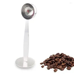 Kaffeeschaufel Kapmore 1pc Scoop Edelstahl 2 in 1 Löffel Messung Manipulationswerkzeuge Zubehör