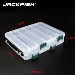 Pudełka podwójna warstwa pvc pudełko rybackie 20 cm*15 cm przynęty do przechowywania pudełka na podwiązanie łowienia pudełka na ryby narzędzie do łowienia karpia
