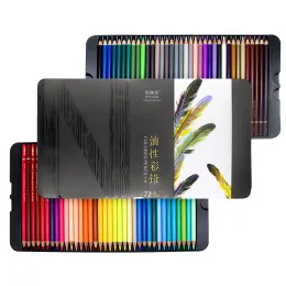 Bleistifte Chenyu120 Farben Holzfarbene Bleistifte Lapis de cor Öl Skizze Bleistift für schulprofessionelle Farbstifte Zeichnung Kunstzubehör
