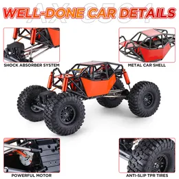 Austarhobby AX-8504 RC CAR 1/10 4WD 2.4G Electric Crawler Climbing Frame Rock Buggy Chassis With Tube Roller Cage Truck Toys