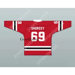 GDSIR Custom Shorey 69 Letterkenny Red Alternate Hockey Jersey New Top Ed S-M-L-XL-XXL-3XL-4XL-5XL-6XL