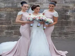 Wedding Wedding di lusso Mer Crew Bridesmaid Equipaggio Eventi formali per ritagli al collo High Neck Abiti da damigella lunghezza a buon mercato Bidide -Maids88880404