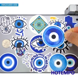 20/30/50PCS Blue Evil Eye Stickers Mysterious Amulet Totem Art Funny Decals for Phone Laptop Luggage Bike Car Motorcycle Sticker