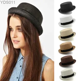 Geniş Memlu Şapkalar Kova Erkek Str Str Domuz Pastası Kapı Yaz Sunhat Kürek Şapkası Denizci Plaj Fedora Trilby Outdoor Seyahat Bize 7 1/4 UK L YQ240403