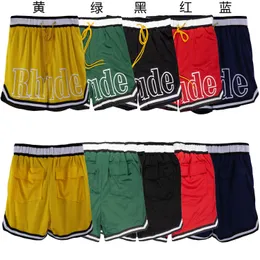 NUOVO BALANACE RHUDE Shorts Shorts Shorts Rhude Shorts Short Designer T Shir Mesh maglietta anime Tmens Shorts Shorts Shortsuit Shirt Shorts traspirante AB