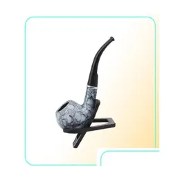 Smoking Pipes Wood Pipe Tube Classical Tobacco Cigarettes Cigar Pipes8117465 Drop Delivery Home Garden Household Sundries Accessories Otk0C