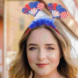 Party Decoration 4pcs Independence Day Headbands 4th Of July Festival Hair Bands