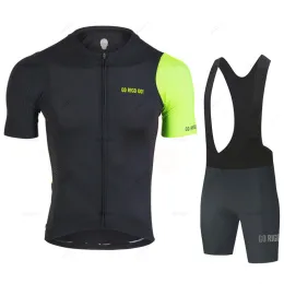 Sets new go rigo go masculk 2022 ciclismo camisa de bicicleta curta manga curta terno personalizado ciclismo de ciclismo profissional ropa ciclismo maillot