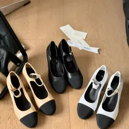 Projektant Spring Fashion High Heels Damskie obcasy masywne czółenki Wodoodporne platforma formalne buty robocze ślubne bankiety zestaw pudełka