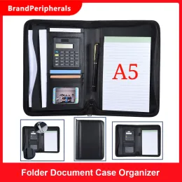 Padfolio A5 A4 Business Portfolio Padfolio Папка документа Организатор A5 PU