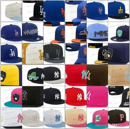 2024 Todas as equipes mais recentes estilo masculino Snapback Hat Gorras Bones New "York estátua Caps Team Sport Baseball Hats Ajusta Chapéus Mundial Costura Patched uma série