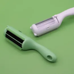 Spazzola per capelli lunghi da 2 in 1 Pespa per la rimozione dei capelli per la pulizia del gatto per cani pettine per la toeletta per animali