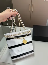 Lüks tasarımcı çantaları bringstring mini alışveriş çantası ortaçağ zinciri çöp çantası kadın moda alışveriş çantaları omuz crossbody elçi çantaları para çanta cüzdanı