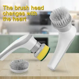 1200 mAh Electric Cleaning Brush Household Stal Ball Reco regulacja Automatyczna ręczna ładowanie szczotki do czyszczenia kuchennego