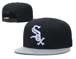 2020 NOWOŚĆ White Sox Mężczyźni i kobiety Regulowane kości Hipback Caps Haftowanie Haftowanie drukowania Snap Back Baseball Cap HATS1092842