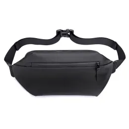 Kontroll Xiaomi Mijia Single Shoulder Bag Urban Leisure Herrväska Kvinnor Crossbody Väska Midjepåse axel ryggsäck utomhussporter