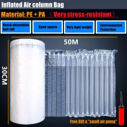 Сумки 50 мк330 см. Надувной воздушный буфер PE упаковка начинка начинка воздушная колонна защищать пузырьковые пакеты антипресса