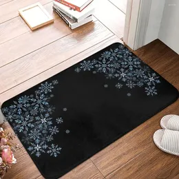 Tappeti tappeti non slip portinuolo tappetino tappetino scuro gelo buon Natale