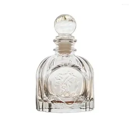 Garrafas de armazenamento Frence Girl Mini Glass Perfume Bottle Decor Home Decor Acessórios Jared Acessórios Organizador