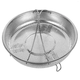 Double Boilers Steamer Stainless Steel Steaming Basket Insert For Pot Convenient Multi-function Cooking