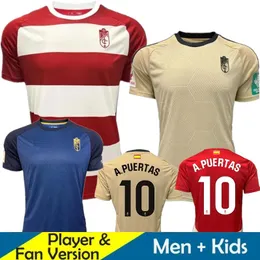 camiseta Granada CF 2023 2024 soccer jerseys CALLEJON A.PUERTAS SORO UZUNI 23 24 JesUs Vallejo F.DIEDHIOU C.NEVA BRYAN BICARD Men kids kit football shirts