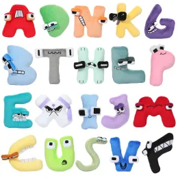 26 Englische Alphabet Überlieferung, aber sind Plüschspielzeug ausgestopft Tier Plushie Puppenspielzeug Geschenk für Kinder Kinder 2023 Geschenk Montessori Spielzeug