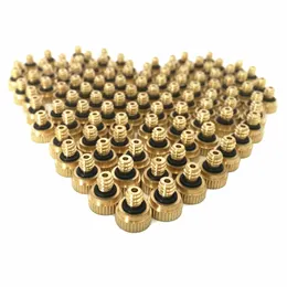 10 PCs Bonzzes de névoa de bronze com orifício de 0,1 mm a 0,6 mm no sistema de resfriamento de névoa de baixa pressão