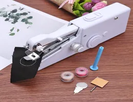 1 Defina a máquina de costura com 10pcs 90m Cotton Sewing Threads Mini Electric Machine para Ferramenta DIY da casa 4381521