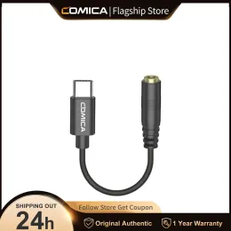 Accessories Comica CVMSPXUC 3.5mm TRRS To USBC Interface Audio Cable Mini Sound Cable Adapter Audio Adapter Cable For Microphone