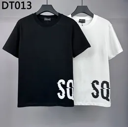DSQ Phantom Turtle Men's Fit Fit Shirts Mens Designer T Roomts Black White Cool Men Men Summer Italian Fashion Casual Tops Tops Plus Plus Size M-XXXL 6220