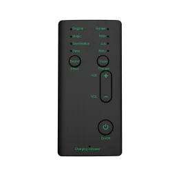 Microfones trocador de voz Mini portátil 8 Modulador de mudança de voz com funções de voz ajustável Ferramenta de microfone de cartão de som do computador novo