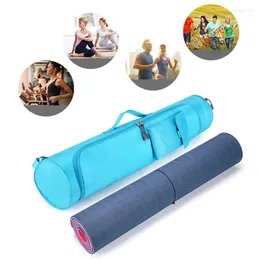 Borse borsel sacca per mappeti da yoga fitness sport tasche multifunzionale zaino in gran parte spalla in tessuto in nylon leggero