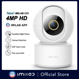 Cameras IMILAB C21 2.5K WiFi Ip Camera Indoor Home Security Vedio Surveillance Internet 360°Starlight Night Vision CCTV Cam IMILAB App