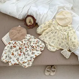 Set di abbigliamento in set di ghisa della bambina nata autunno nata 0-3 anni.