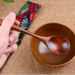 Bolos de chá 1pc colher de madeira bambu cozinha utensil ferramenta ferramenta mel colher de chá de sopa de capa para restaurante em casa kichen