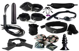 Sexy Set SM Fun 15 -teilern Kombination für Erwachsene Training Designer Bindung an Anal Plug Multi QBN52548767