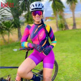 Kleidung Kafitt Radsportkleidung Damen Jumpsuit Professionelle Straße Wear Mountain Racing Clothing Ladies Radfahrer Sonnenschutzhemden