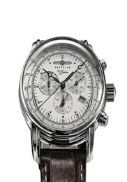 2022 in stile Nuovo zeppelin orologio zeppelin Fashion Tre occhi che gestisce il secondo cronografo multifunzionale in pelle quarzo Watch 7298062