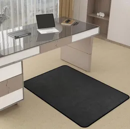 Mattor kontorsstol matta för mattor trägolv tri-fold golv tungt skrivbord matta hårt mörkgrå