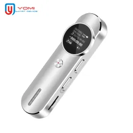 Gravador Digital Voice Recorder LED Redução de ruído Recorder de som Multilanguage Akey Recording Music Player Suporte TF Card