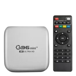 Caixa AT41 Q96 Mini Plus TV Box 5G + WiFi Smart TV Box AmLogic S905W 4 CORE 64BIT 4GB + 32 GB WIFI Media Player Set Top Box Top Box Box Box Box Box Box Box Box