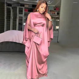 Ethnische Kleidung afrikanische Maxi elegante muslimische Kleider für Frauen Dashiki Abaya Stilvoller lockerer Abend Bazin Robe Kleid Plus Größe Party