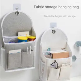 Storage Bags Hanging Bag Simple Cotton Linen Convenient Elaborate Pattern Not Easy To Go Offline Fabric Water Proof Moisture-proof
