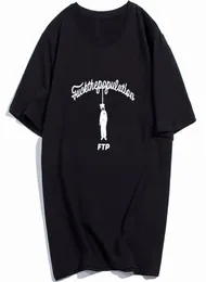 2020 Tshirts de moda para homens imprimindo designs de ftp t camisetas grandes tamanhos de compressão camiseta caras punk designer streetwear9014664