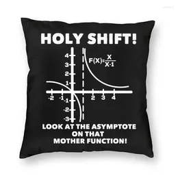 Pillow Cool Math Function Mathematics Cover Decoration 3D Two Side Printing Science Geek Teacher For Sofa