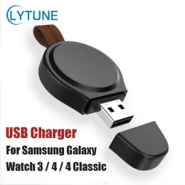 Accessoires USB Wireless tragbares Ladegerät für Samsung Active 1 2 Galaxy Watch 3 Sport / 4 Klassische Fast Ladedock -Smartwatch -Zubehör