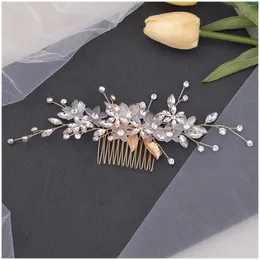 CHIEDI Crystal Bride Wedding Hair Pettine Vintage STUNDING SHINETH Combs per donne e ragazze