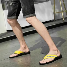 Slippers in for Man Sandals Sandalias ao ar livre Transpirable Men Summer Couro Sandalen Sandalen Herren Sandali Piel