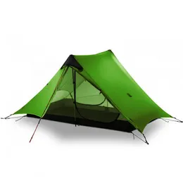 Flames Creed Lanshan 2 -osobowa Oudoor Ultralight Camping Tent 3 sezon profesjonalny 15d Silnylon Rodless Namiot 240329